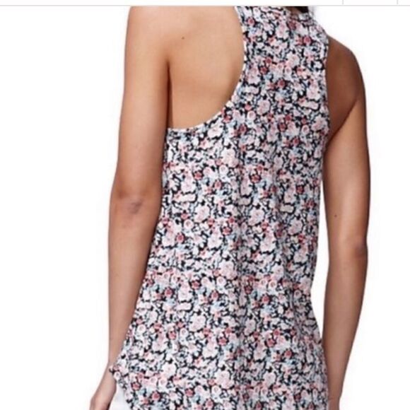 NWOT Gypsy Warrior Racerback Ribbed Floral Tank - Picture 7 of 7